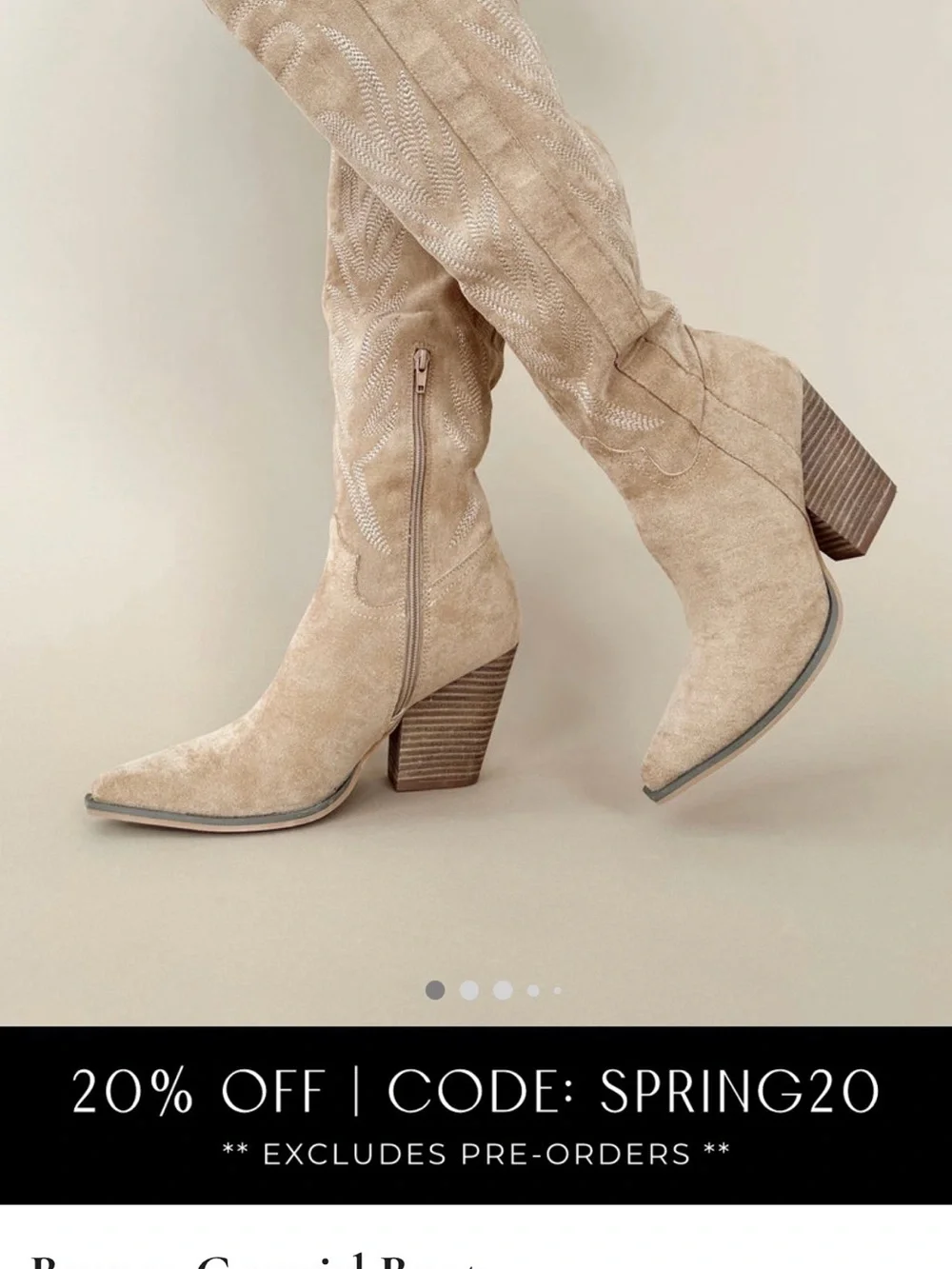 Bronco cowgirl boot